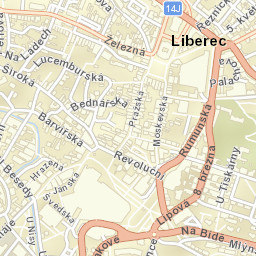 Liberec Street Map