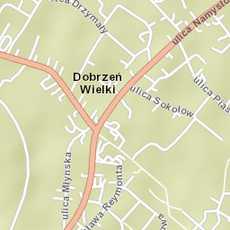 Dobrzeń Wielki Street Map