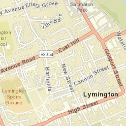 Lymington Street Map
