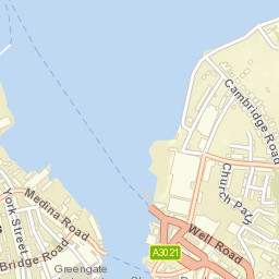 East Cowes Street Map