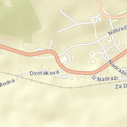 Jílové Street Map