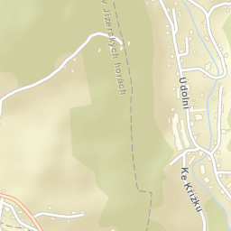 Desná Street Map