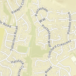 Canford Heath Street Map