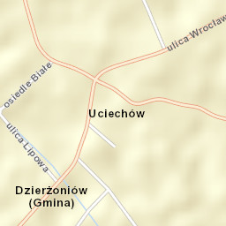 Uciechów Street Map