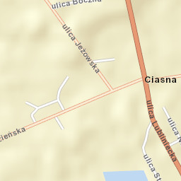 Ciasna Street Map