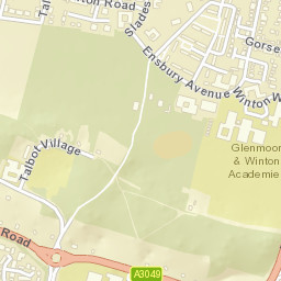 Fern Barrow, Poole BH12, UK Street Map