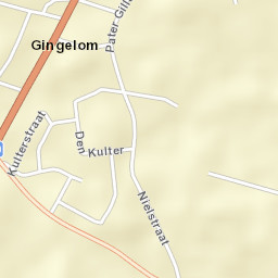 Gingelom Street Map