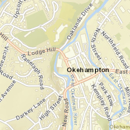 Okehampton Street Map