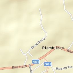 Plombières Street Map