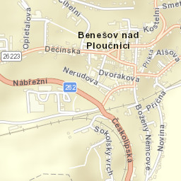 Benešov nad Ploučnicí Street Map
