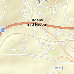 Lučany nad Nisou Street Map
