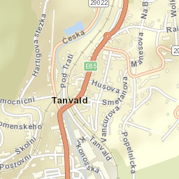Tanvald Street Map
