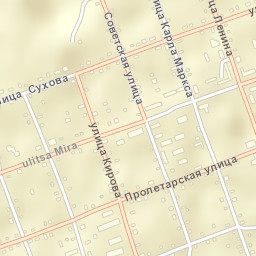 Preobrazhenskaya Volgograd Oblast Street Map