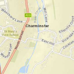 Charminster Street Map