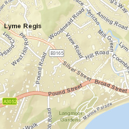 Lyme Regis Street Map
