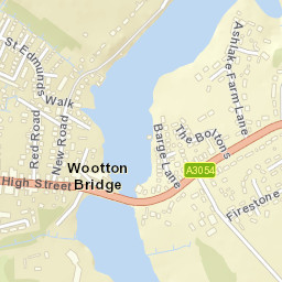 Wootton Bridge, Ryde, Isle of Wight PO33 Street Map
