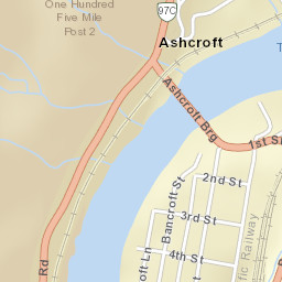 Ashcroft Street Map