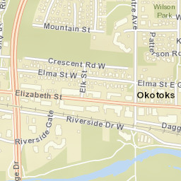 2 Centre Avenue, Okotoks, AB T1S 1J5 Street Map