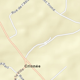 Crisnée Street Map