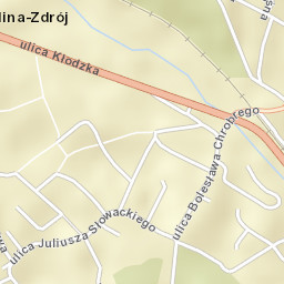 Jedlina-Zdrój Street Map