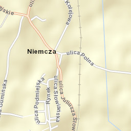Niemcza Street Map