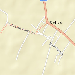 Celles Street Map