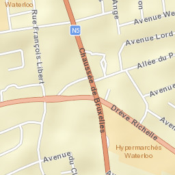 Waterloo Street Map
