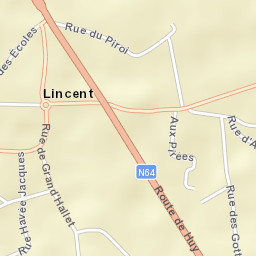Lincent Street Map