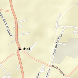Aubel Street Map