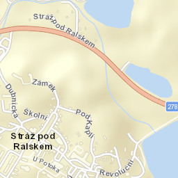 Stráž pod Ralskem Street Map
