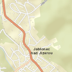 Jablonec nad Jizerou Street Map
