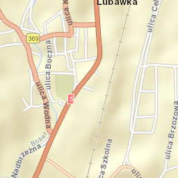 Lubawka Street Map