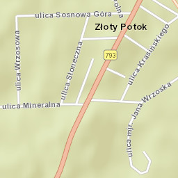 Potok Złoty Street Map