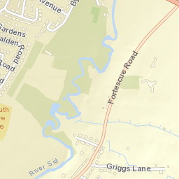 5 Fortescue Road, Lower Griggs, Sidmouth Street Map