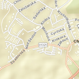 Chlumec Street Map