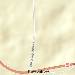 Pawonków Street Map