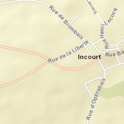 Incourt Street Map