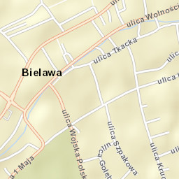 Bielawa Street Map