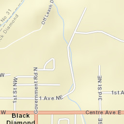 102 Cowboy Trail, Black Diamond, AB T0L Street Map