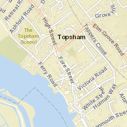 Topsham Street Map