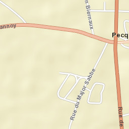 Pecq Street Map