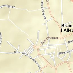 Braine-l'Alleud Street Map