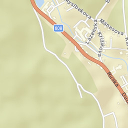 Dubí Street Map