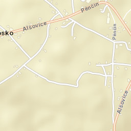 Pěnčín Street Map