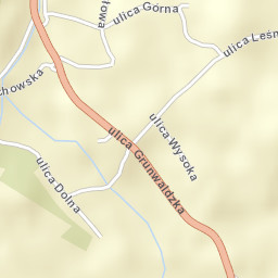 Głuszyca Street Map
