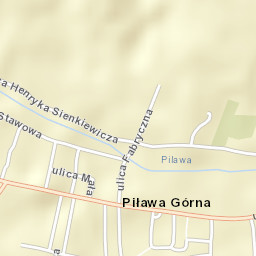 Piława Górna Street Map