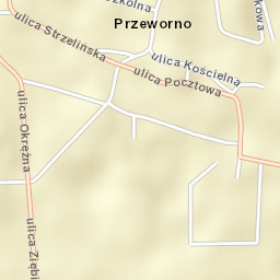 Przeworno Street Map