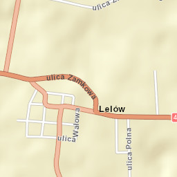 Lelów Street Map