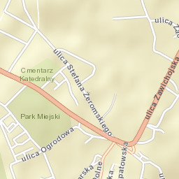 Sandomierz Street Map