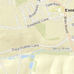 Exminster Street Map